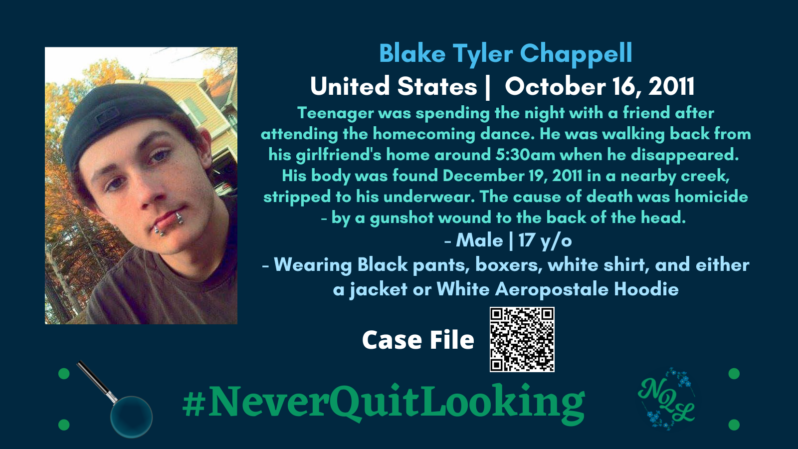 Blake Chappell (Lahendamata mõrv) Kohvritetektiiv